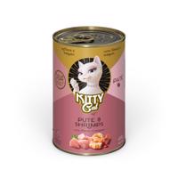 24x400g Kitty Cat Adult Pate Pulyka & garnélarák nedves macskatáp