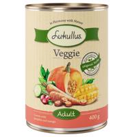 24x400g Lukullus Naturkost Veggie nedves kutyatáp 20+4 ingyen