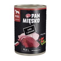 24x400g Pan Mięsko pulyka & szarvas nedves kutyatáp