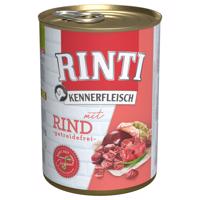 24x400g RINTI ínyenceknek mix: marha, szárnyasszív nedves kutyatáp