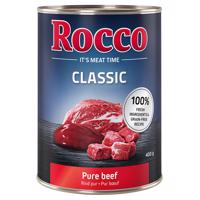 24x400g Rocco Classic nedves kutyatáp- Marha