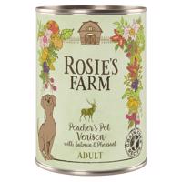 24x400g Rosie's Farm Adult nedves kutyatáp- Vad, fácán & lazac