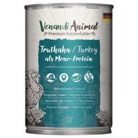 24x400g Venandi Animal Monoprotein Pulyka nedves macskaeledel