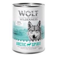 24x400g Wolf of Wilderness gazdaságos csomag - Arctic Spirit - Rénszarvas