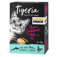 24x50g Tigeria Smoothie snack macskáknak- Tonhal, csirke & sárgarépa