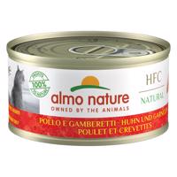 24x70g Almo Natura HFC Natural Csirke & garnéla nedves macskatáp