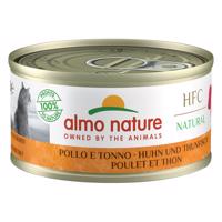 24x70g Almo Natura HFC Natural csirke & tonhal nedves macskatáp