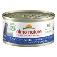 24x70g Almo Natura HFC Natural tonhal & vénuszkagyló nedves macskatáp