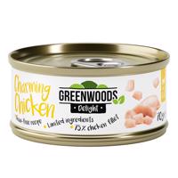 24x70g Greenwoods Delight csirkefilé nedves macskaeledel