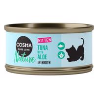 24x70g Kitten Cosma Nature tonhal & aloe vera nedves macskatáp