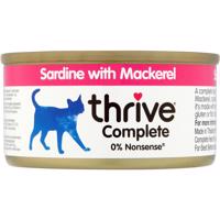 24x75g Thrive Complete szardínia & makréla nedves macskatáp