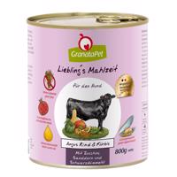 24x800g Liebling´s Mahlzeit Angus marha & sütőtök nedves kutyatáp