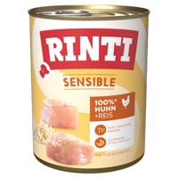 24x800g RINTI Sensible gazdaságos csomag nedves kutyatáp - Csirke & rizs