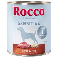 24x800g Rocco Sensitive bárány & rizs nedves kutyatáp