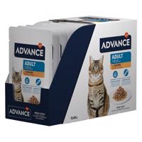 24x85g Advance Adult csirke nedves macskatáp 18+6 ingyen