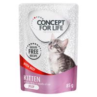 24x85g Concept for Life Kitten marha gabonamentes nedves macskatáp aszpikban