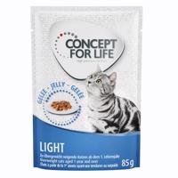 24x85g Concept for Life Light aszpikban nedves macskatáp - 20+4 ingyen