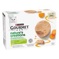 24x85g Gourmet Nature's Creations Pástétom csirke & sárgarépa nedves macskatáp akciósan