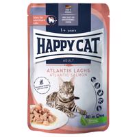 24x85g Happy Cat Adult lazac szószban nedves macskatáp