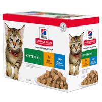 24x85g Hill's Science Plan Kitten nedves macskatáp- Halválogatás