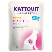 24x85g Kattovit Feline Diabetes / Gewicht (súly) tasakos-csirke