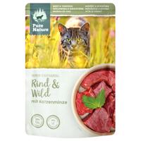 24x85g Pure Nature Feline Marha & vad nedves macskaeledel