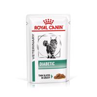 24x85g Royal Canin Veterinary Diabetic szószban nedves macskatáp