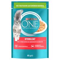 26x85g PURINA ONE SterilCat pulyka & zöldbab nedves macskatáp