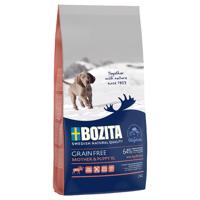 2kg Bozita Dog Purely Grain Free Puppy & Junior Large jávorszarvas száraz kutyatáp