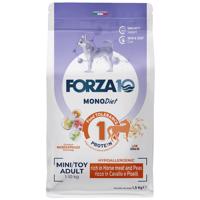 2x1,5kg FORZA10 Mini & Toy Diet ló & borsó száraz kutyatáp