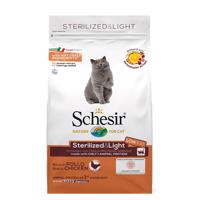 2x1,5kg Schesir Sterilized & Light csirke száraz macskatáp