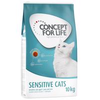 2x10kg Concept for Life Sensitive Cats száraz macskatáp 15% kedvezménnyel