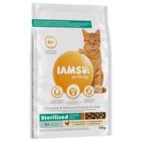 2x10kg IAMS for Vitality Cat Adult Sterilised csirke száraz macskatáp