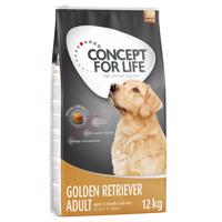 2x12kg Concept for Life Golden Retriever Adultszáraz kutyatáp 15% kedvezménnnyel