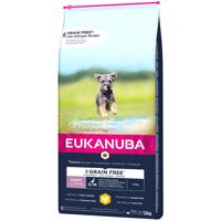 2x12kg Eukanuba Grain Free Puppy Small / Medium Breed csirke száraz kutyatáp