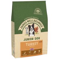 2x12kg James Wellbeloved Junior Dog Hypoallergenic pulyka & rizs száraz kutyatáp