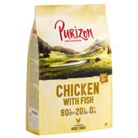 2x1kg Purizon Adult csirke & hal - gabonamentes száraz kutyatáp rendkívüli árengedménnyel