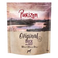 2x1kg Purizon Adult kacsa & marha száraz kutyatáp rendkívüli árengedménnyel