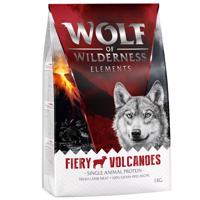 2x1kg Wolf of Wilderness száraz kutyatáp óriási kedvezménnyel! - Fiery Volcanoes - bárány (single protein)