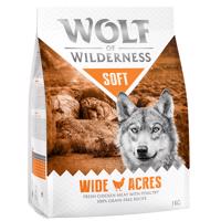 2x1kg Wolf of Wilderness száraz kutyatáp óriási kedvezménnyel! - SOFT Wide Acres - csirke (félnedves)