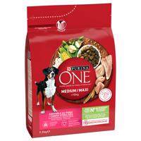 2x2,5kg PURINA ONE Medium/Maxi Weight Control Sterilised pulyka száraz kutyatáp