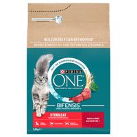 2x2,8kg PURINA ONE Sterilcat marha száraz macskatáp