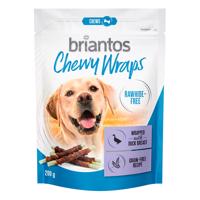 2x200g Briantos Chewy Wraps kacsa kutyasnack