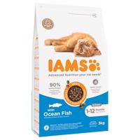 2x3kg IAMS Advanced Nutrition Kitten tengeri hal száraz macskatáp