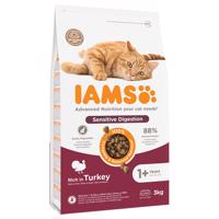 2x3kg IAMS Advanced Nutrition Sensitive Digestion pulyka száraz macskatáp