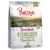 2x400g Purizon Adult pulyka & csirke - gabonamentes száraz macskatáp rendkívüli árengedménnyel