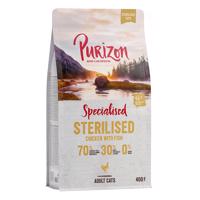 2x400g Purizon Adult Sterilised csirke & hal - gabonamentes száraz macskatáp rendkívüli árengedménnyel