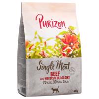 2x400g Purizon Single Meat marha & hibiszkuszvirág száraz macskatáp rendkívüli árengedménnyel