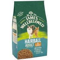 2x4kg James Wellbeloved Adult Cat Hairball pulyka száraz macskatáp