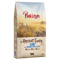 2x6,5kg Purizon Adult tőkehal - ősgabona száraz macskatáp